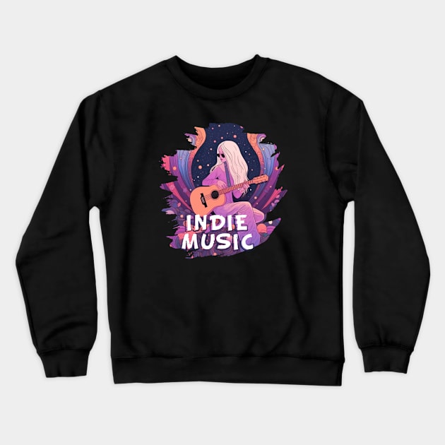 Indie  Music Crewneck Sweatshirt by Pixy Official